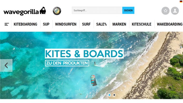 test des wavegorilla online surfshops - homepage