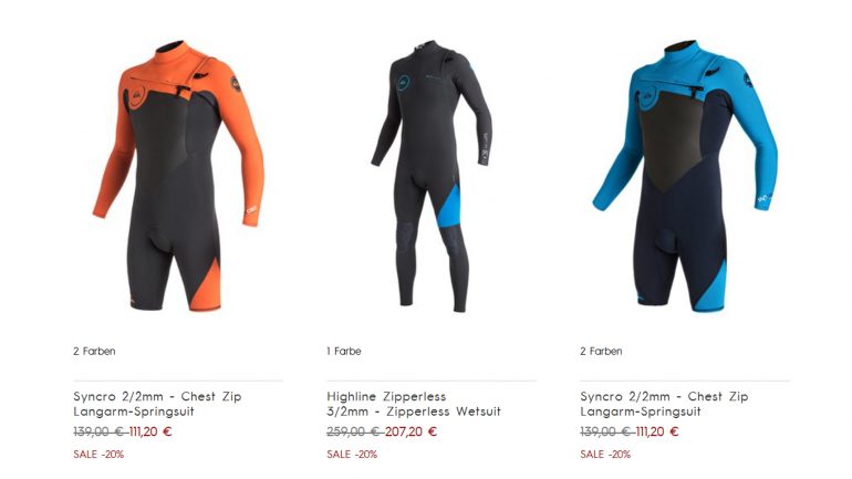 quicksilver shop sale wetsuits und lycras verbilligt