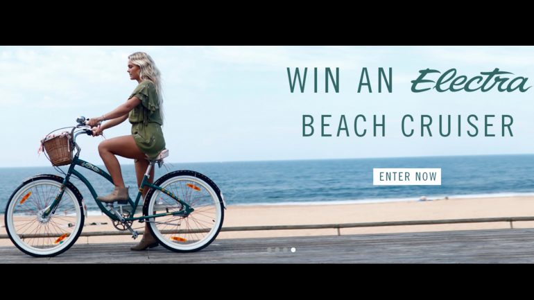 gewinne bei Billabong ein Strandfahrrad Electra Beachcruiser