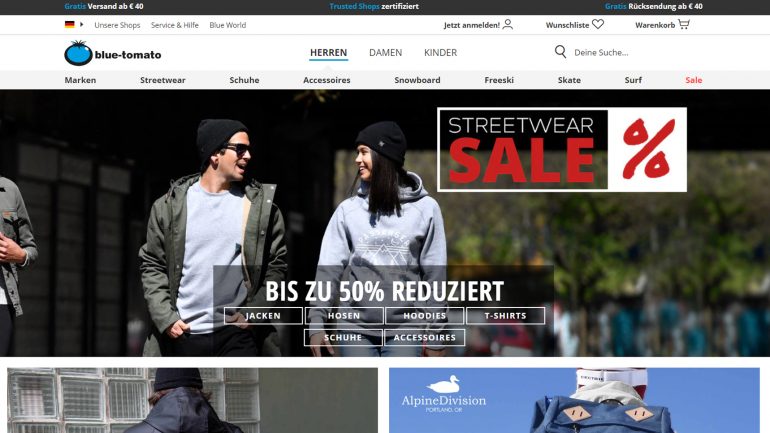 streetwear für surfer um bis zu 50 billiger bei blue tomato