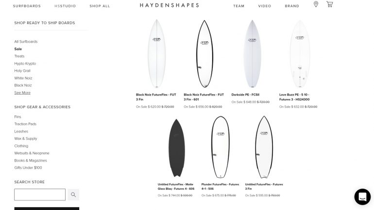 Surfbretter von haydenshapes preisreduziert im sale 2018