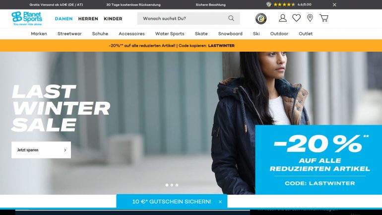 last winter sale bei planet-sports.de für snowboarder skifahrer und co