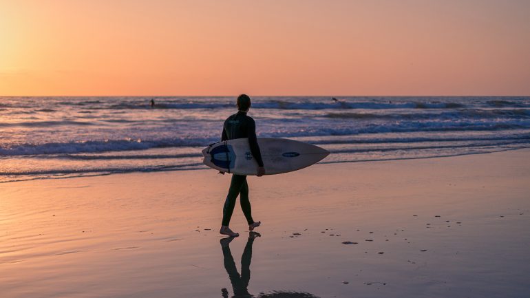 besser surfen - richtiger spotcheck am strand