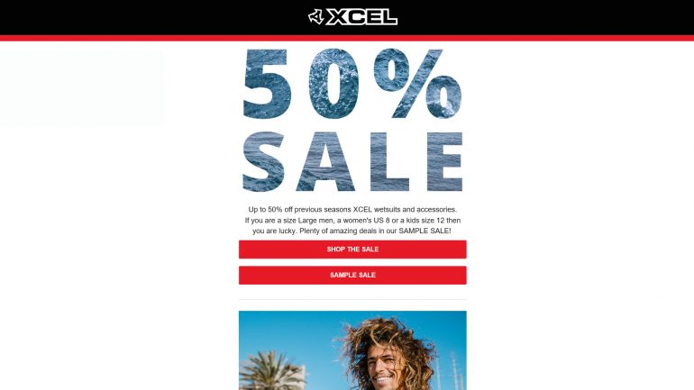 Neoprenanzuege und Wetsuits billiger shoppen bei xcel mit rabatt von 50 % und mehr