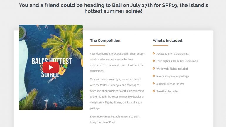 gewinne einen all inclusive Urlaub nach Bali für dich und deinen Freund