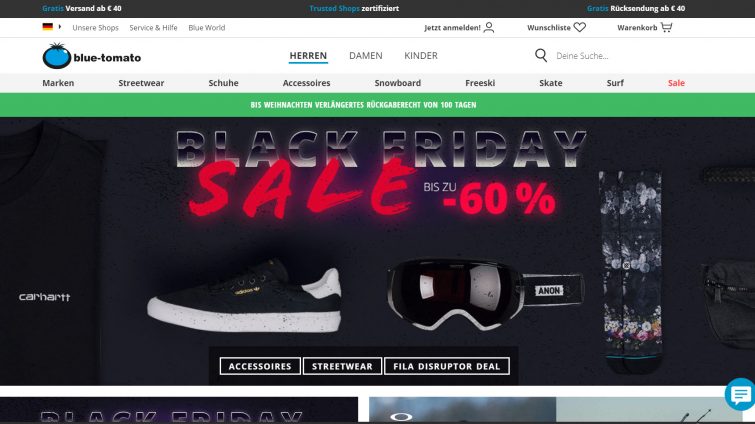 black friday angebote für surfer und co bei blue tomato